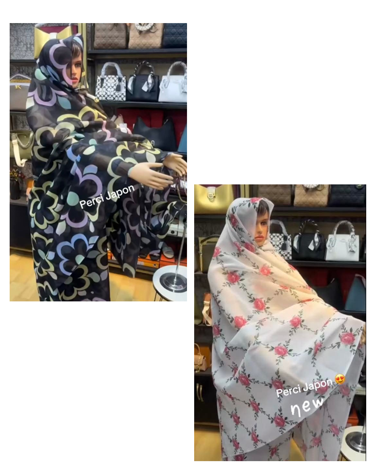 صور الأزياء الأصلية قبل المعالجة.